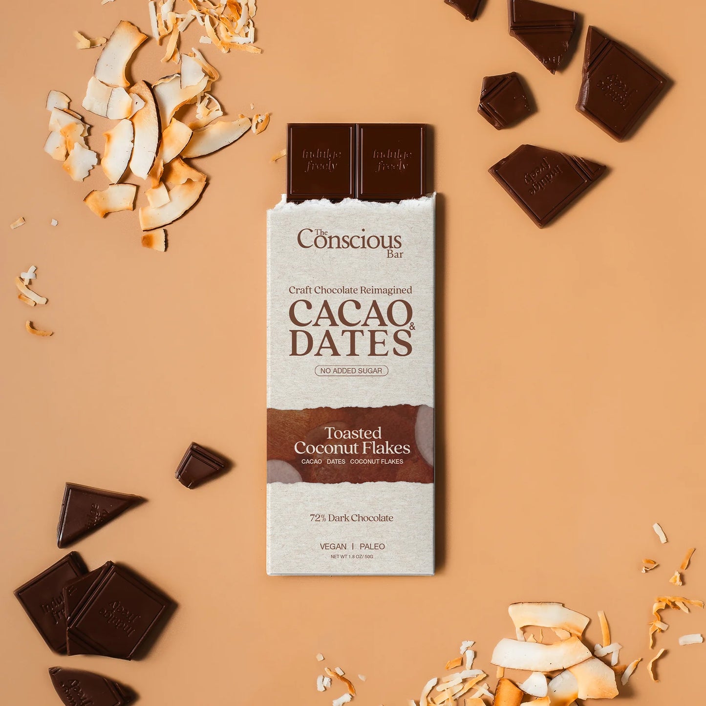 The Conscious Bar - Toasted Coconut Flakes